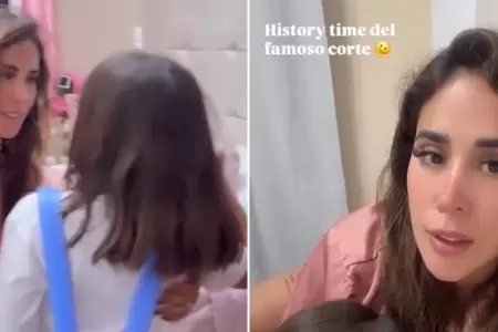 Melissa Paredes reacciona al corte de su hija