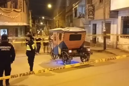 SJL: Mototaxista es asesinado a balazos