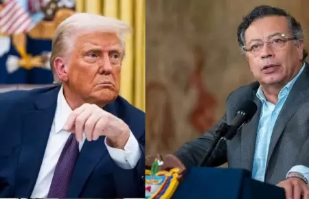 Donald Trump / Gustavo Petro.