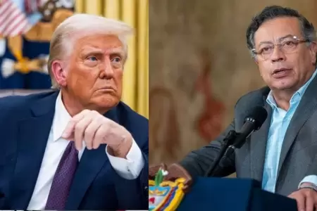 Donald Trump / Gustavo Petro.