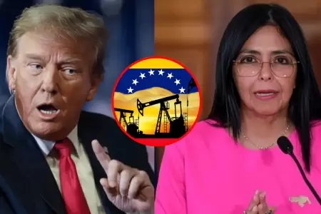 Trump exige a Delcy Rodr�guez el "acceso total" al petr�leo en Venezuela