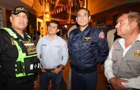 Jer� contin�a supervisando operativos de control territorial en Lima.