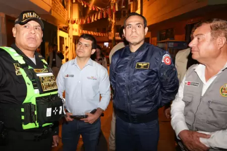Jer� contin�a supervisando operativos de control territorial en Lima.