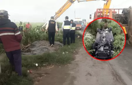 Despiste de camioneta en Caman� deja el saldo de un fallecido y 5 heridos