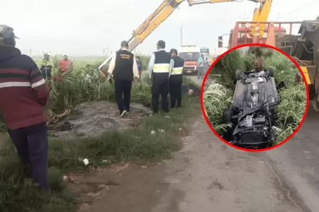 Despiste de camioneta en Caman� deja el saldo de un fallecido y 5 heridos