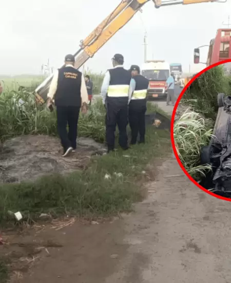 Despiste de camioneta en Caman� deja el saldo de un fallecido y 5 heridos