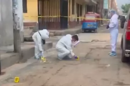 Dos menores de edad fueron asesinados en SJL.