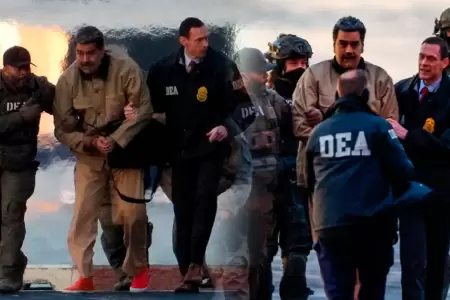 Nicol�s Maduro trasladado a tribunal de Nueva York.