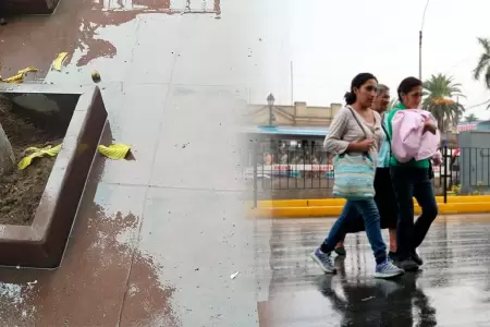 Llovizna de verano y fr�o sorprendi� a lime�os este lunes 5 de enero.