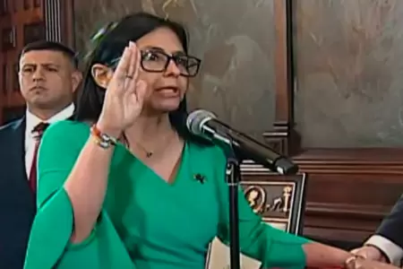 La vicepresidenta ejecutiva asumi� este lunes como nueva mandataria.