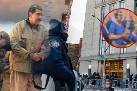 Primeras im�genes de audiencia Maduro y Flores