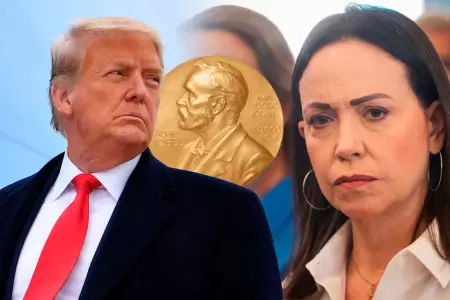 Trump asegura que el galard�n a Mar�a Corina no influye en su postura.