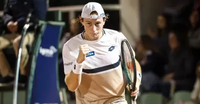 Ignacio Buse celebr� el haber ingresado al top 100 del mundo del tenis.