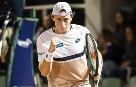 Ignacio Buse celebr� el haber ingresado al top 100 del mundo del tenis.