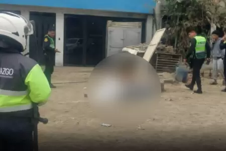 Obrero de construcci�n civil fue asesinado por sicarios en Jicamarca.