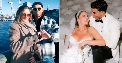 Said Palao muestra c�mo lucir�n sus hijos con Alejandra Baigorria.