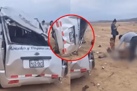 Despiste de combi deja un fallecido y siete heridos en Tumbes
