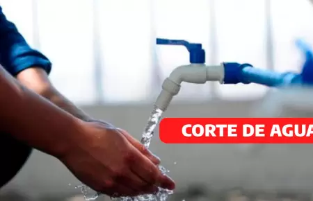 Corte de agua en Lima.