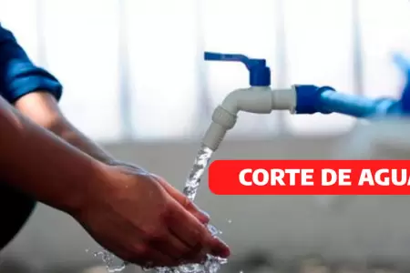 Corte de agua en Lima.