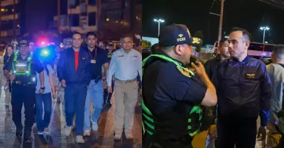 Presidente Jeré lidera operativos sorpresa contra la delincuencia en Lima Norte