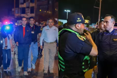 Presidente Jer� presente en operativos realizados en SMP.