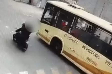 Sicarios atacaron a balazos bus de la l�nea R28 en Lur�n.