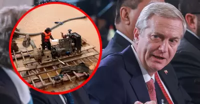 Jos� Antonio Kast respaldar� al Per� en la lucha contra la miner�a ilegal.