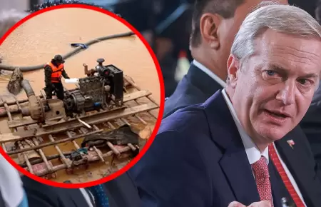 Jos� Antonio Kast respaldar� al Per� en la lucha contra la miner�a ilegal.