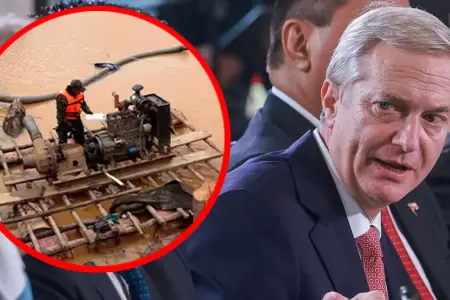 Jos� Antonio Kast respaldar� al Per� en la lucha contra la miner�a ilegal.