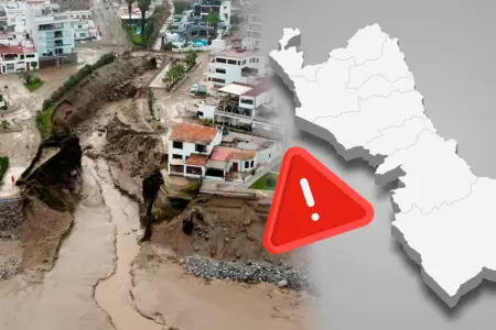 Hasta seis provincias lime�as llegar�an a ser las m�s afectadas.