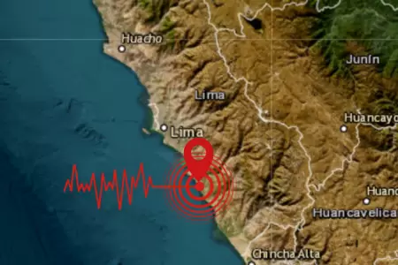 Temblor remece el sur de Lima hoy jueves 8 de enero.