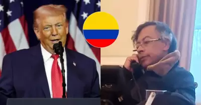 Trump y Petro dialogan tras tensiones entre pa�ses.