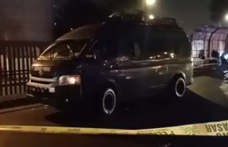 Colectivo fue atacado a balazos en Surco dejando un muerto y dos heridos.