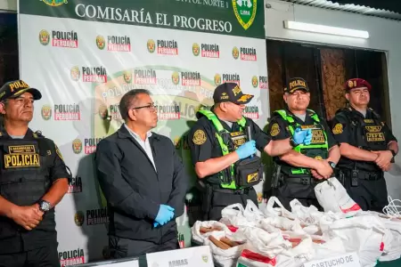 Operativo contra la delincuencia en Lima norte.