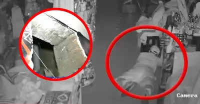 Ladrones ingresan a joyer�a por forado y roban m�s de 4 mil d�lares.