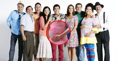 Actriz que particip� en AFHS sorprende en las redes al mostrar su embarazo