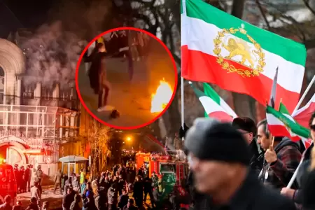 Protestas la protagonizan mujeres quit�ndose el hiyab y banderas contra-revoluci