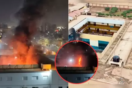 San Miguel: se reporta incendio de gran magnitud en Maranguita.