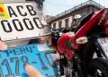 Falta de placas de rodaje paraliza inscripci�n de motos nuevas en todo el pa�s
