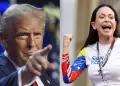 Donald Trump revela se reunir� con Mar�a Corina Machado en Washington: "Es una buena persona"
