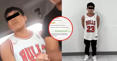 Polic�a interviene a presunto implicado en extorsi�n a empresaria de Gamarra