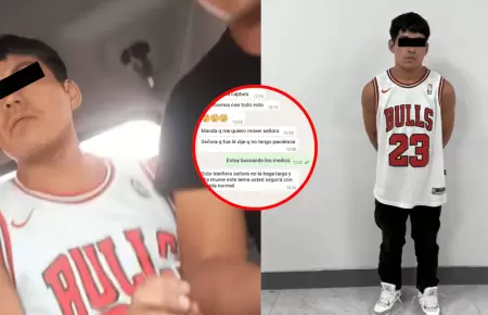 Polic�a interviene a presunto implicado en extorsi�n a empresaria de Gamarra