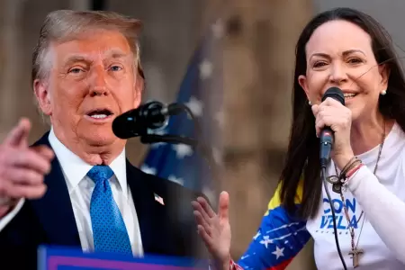 Trump llamar�a a Machado respecto a su rol en gobierno venezolano