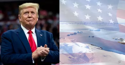 Trump se mostr� decidido a apoderarse de la isla de Groenlandia.