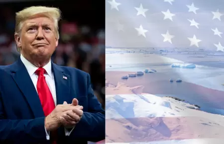 Trump se mostr� decidido a apoderarse de la isla de Groenlandia.