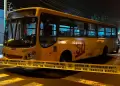 Terror en SJL: Delincuentes atacan con explosivos bus de 'La 50' con pasajeros a bordo