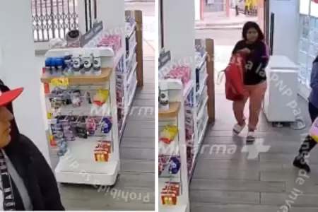 Dos capturados por robo a farmacias en Lima Norte y Este