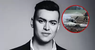 Accidente a�reo acabo con la vida de cantante colombiano