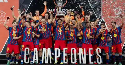 Barcelona venci� a Real Madrid y se coron� campe�n de la Supercopa de Espa�a.