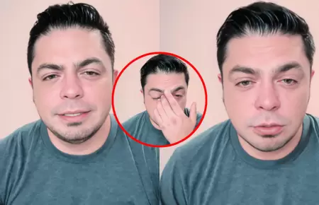 El cantante Mois�s Vega se quiebra tras no poder ver a su hija